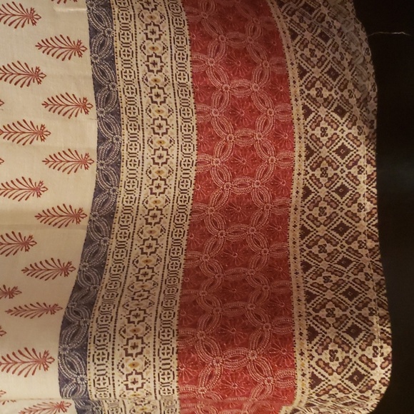 🤎Closet Clear Out🤎Sheer Sleeveless Top with Indo-batik pattern - Picture 5 of 7